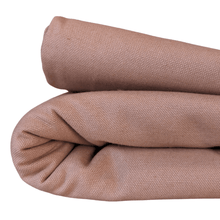 Load image into Gallery viewer, Lightweight cotton canvas fabric folded view dusty pink colour