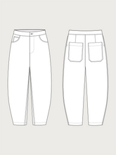 Load image into Gallery viewer, Barrel Leg Trousers