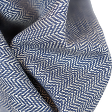Load image into Gallery viewer, Blue Herron Herringbone Organic Cotton