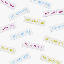 Load image into Gallery viewer, 'Eat Sleep Sew' Labels