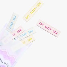 Load image into Gallery viewer, 'Eat Sleep Sew' Labels