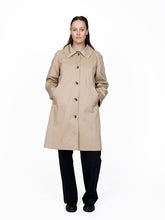 Load image into Gallery viewer, The Assembly Line Sewing Pattern. Model Wearing The Car Coat