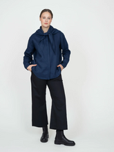 Load image into Gallery viewer, Scarf Collar Shirt