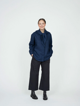 Load image into Gallery viewer, Scarf Collar Shirt