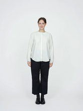 Load image into Gallery viewer, Scarf Collar Shirt