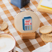 Load image into Gallery viewer, Oat Milk Cross Stitch Kit