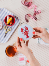 Load image into Gallery viewer, Lobster Cross Stitch Kit