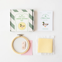 Load image into Gallery viewer, Duck Cross Stitch Kit