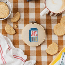 Load image into Gallery viewer, Oat Milk Cross Stitch Kit