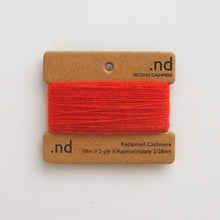 Load image into Gallery viewer, SCY5 Bright Orange Cashmere Mending Yarn