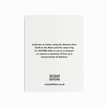 Load image into Gallery viewer, To The Moon & Back Mini Card