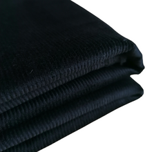 Load image into Gallery viewer, Black Organic Cotton Needlecord