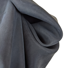 Load image into Gallery viewer, Black Cupro fabric