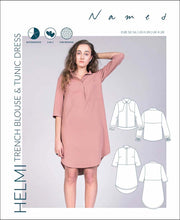 Load image into Gallery viewer, Helmi Trench Blouse and Tunic Dress
