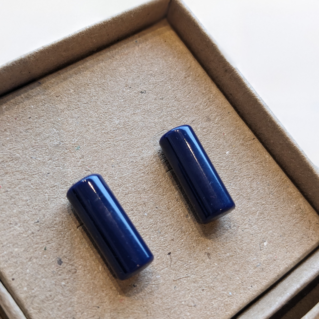 Deep Cobalt Earrings