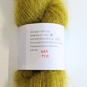 Woollenflower Whorl Chartreuse Weld