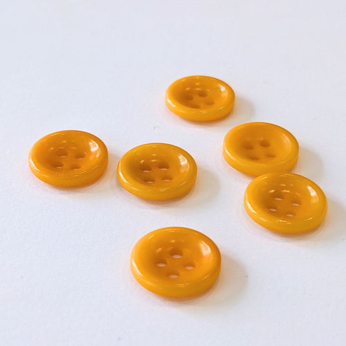 12mm yellow corozo button