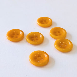 12mm Sunflower Yellow Corozo Button