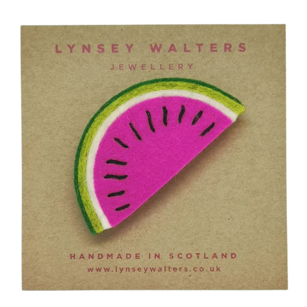 Watermelon Brooch