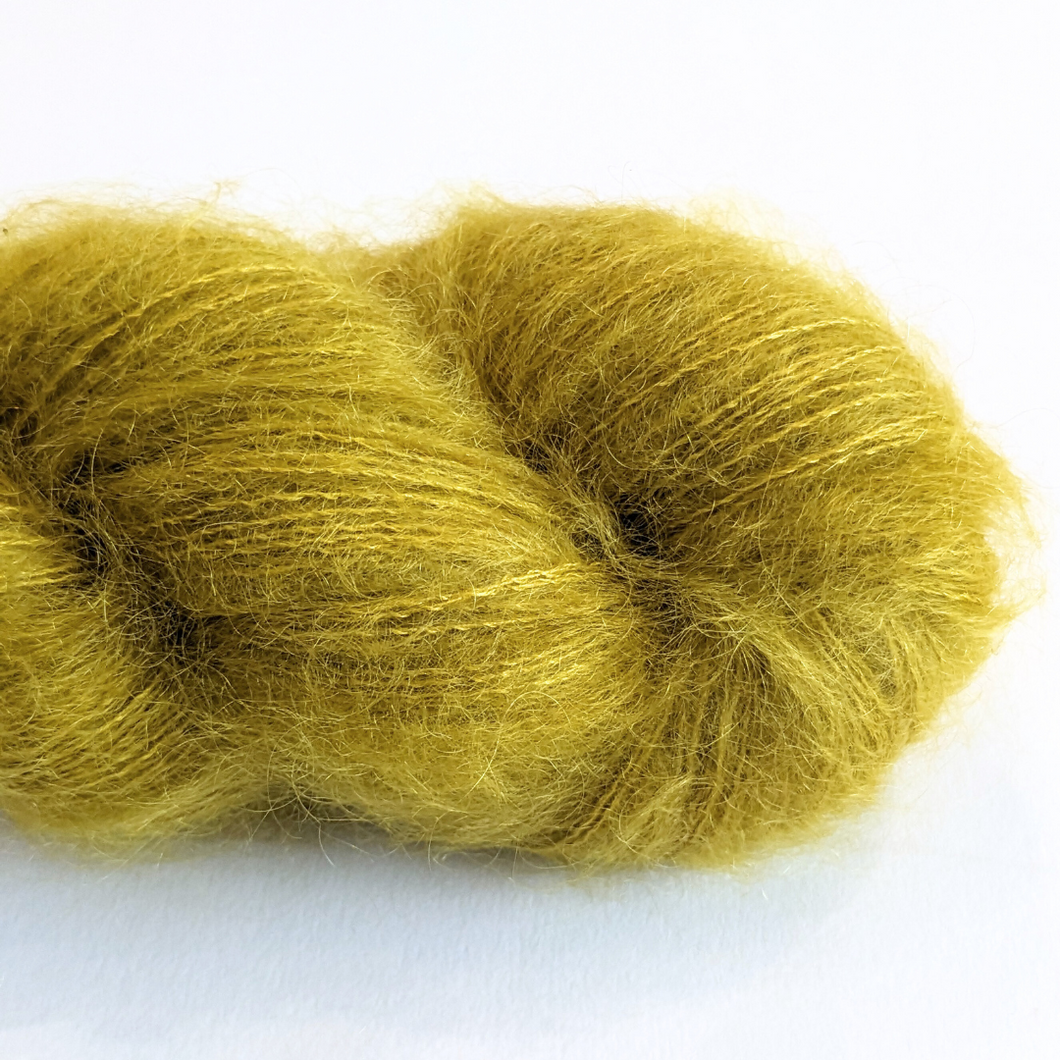 Woollenflower Whorl Chartreuse Weld