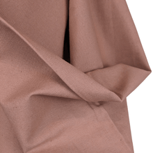 Load image into Gallery viewer, Lightweight cotton canvas fabric draped view dusty pink colour
