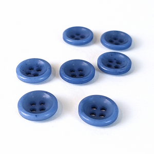 12mm blue corozo button