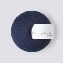 Load image into Gallery viewer, Knitting for Olive Cotton Merino - Navy Blue
