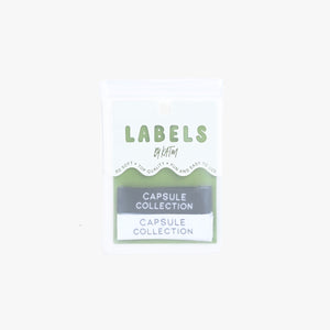 'Capsule Collection' Labels