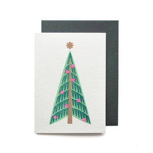 Festive Fir Tree Mini Card