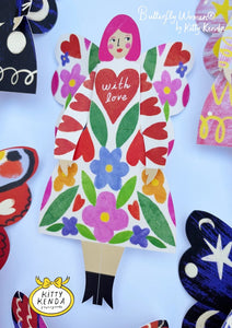 Folka Butterfly Woman