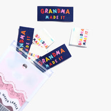 Load image into Gallery viewer, &#39;Grandma Made It&#39; / &#39;Grandma Loves You&#39; Labels
