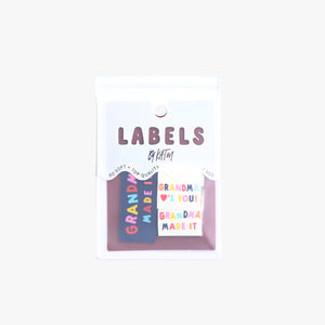 'Grandma Made It' / 'Grandma Loves You' Labels