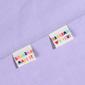 'Grandma Made It' / 'Grandma Loves You' Labels