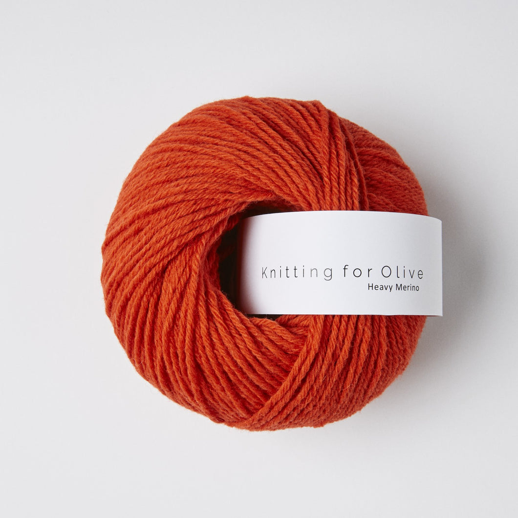 Knitting for Olive Heavy Merino - Blood Orange
