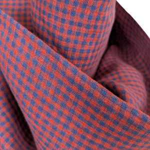Hardy Fuchsia Mini Gingham Linen