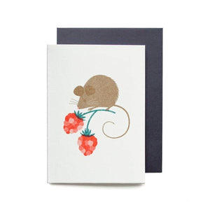 Autumn Harvest Mouse Mini Card