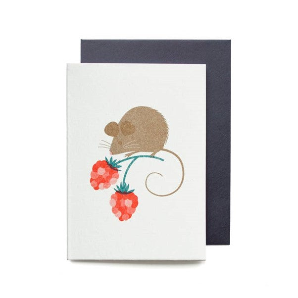 Autumn Harvest Mouse Mini Card