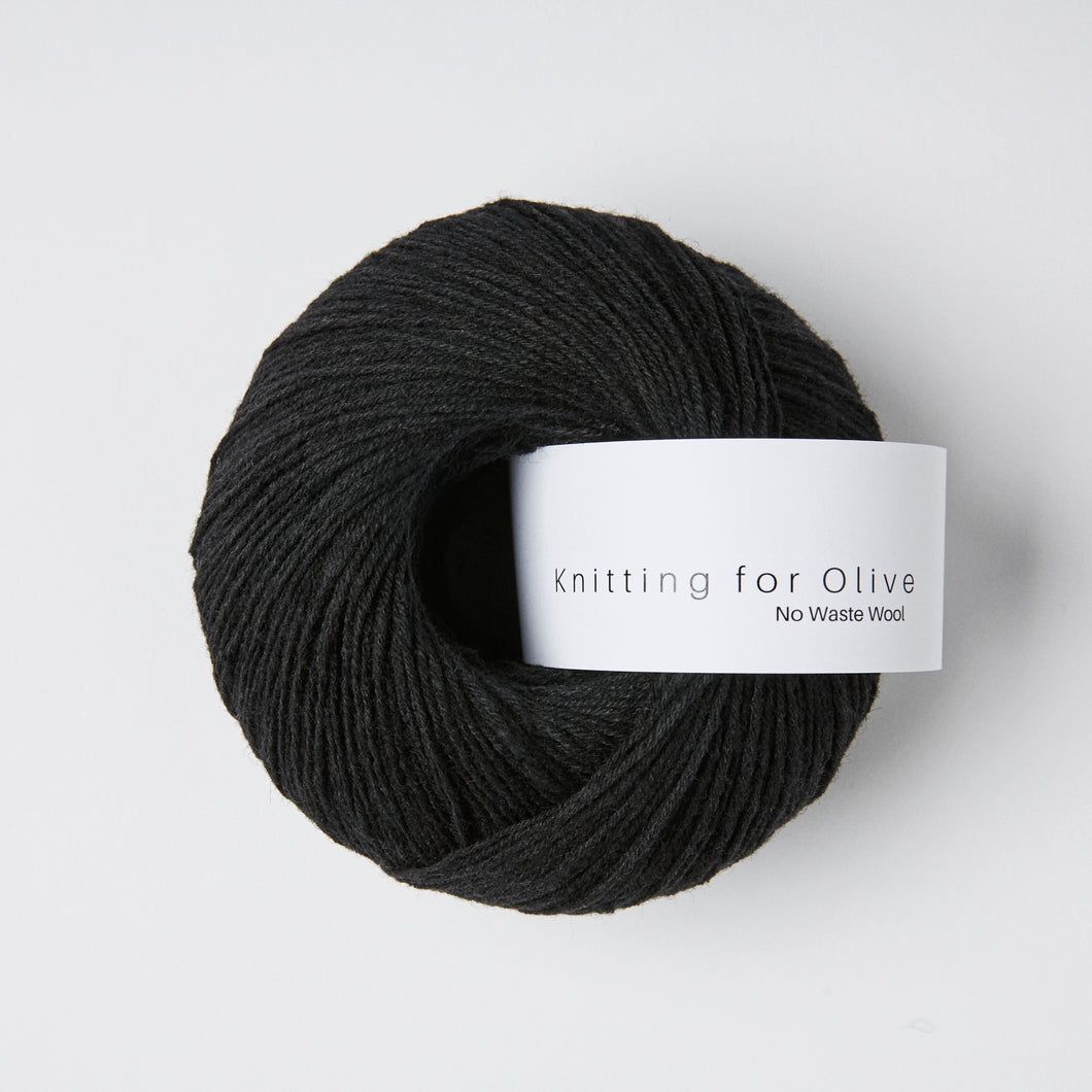 Knitting for Olive No Waste Wool - Liquorice