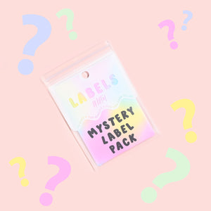 Mystery Pack Labels