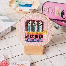 Load image into Gallery viewer, Sardines Cross Stitch Kit
