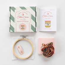 Load image into Gallery viewer, Pickle Jar Cross Stitch Kit
