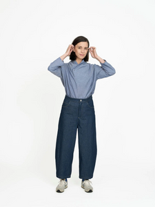 Barrel Leg Trousers