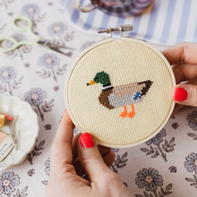 Load image into Gallery viewer, Duck Cross Stitch Kit
