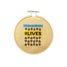 Load image into Gallery viewer, Olives Cross Stitch Kit

