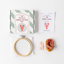 Load image into Gallery viewer, Lobster Cross Stitch Kit
