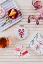 Load image into Gallery viewer, Lobster Cross Stitch Kit
