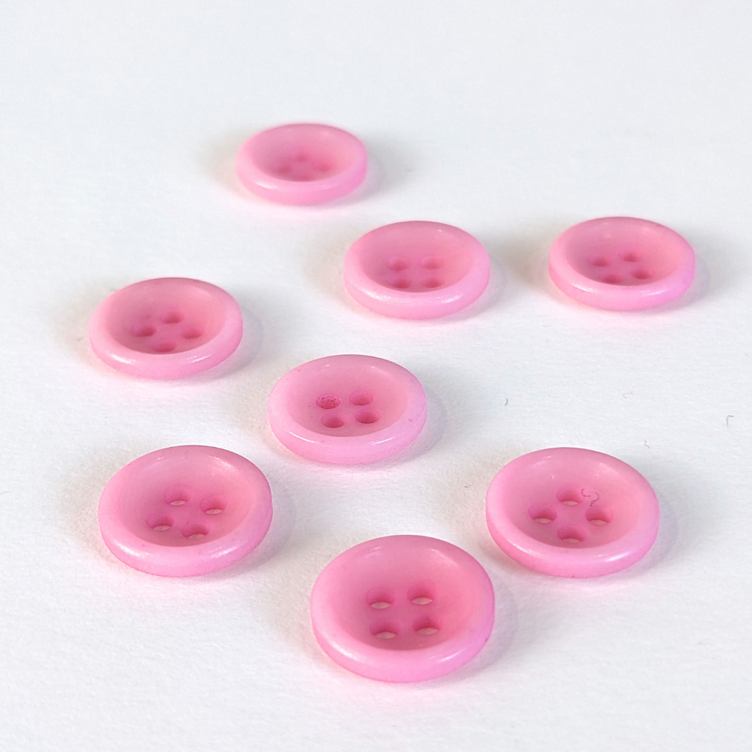 12mm Pink Corozo Button