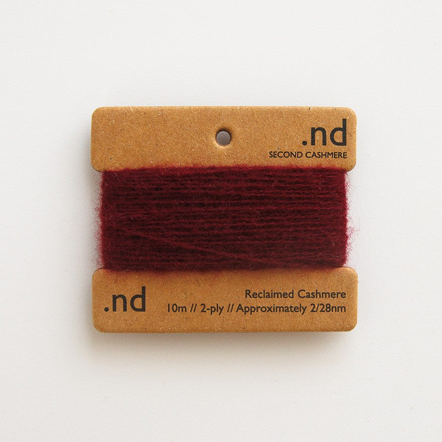 SCY11 Burgundy Cashmere Mending Yarn