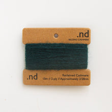 Load image into Gallery viewer, SCY12 Velvet Green Cashmere Mending Yarn
