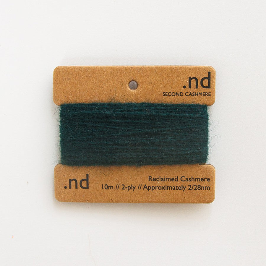 SCY12 Velvet Green Cashmere Mending Yarn
